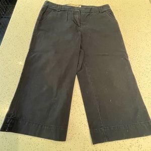 EUC - J. Crew navy capris size 8 (waist 16.5”)